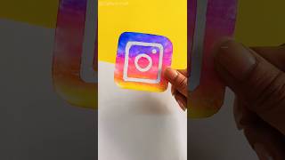 Instagram Logo Making | App Logo Making #shorts #instagramlogo #crafts-to-craft