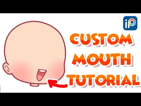 Custom Mouth Tutorial + How I Shade Lips - Gacha Club - IbisPaint X