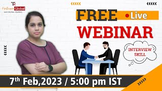 How to Crack Interviews in First Attempt? Join Free Webinar on Interview Skill |Register Now