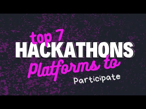 Top 7 Platforms for Hackathon Enthusiasts #hackathon #participate #2025