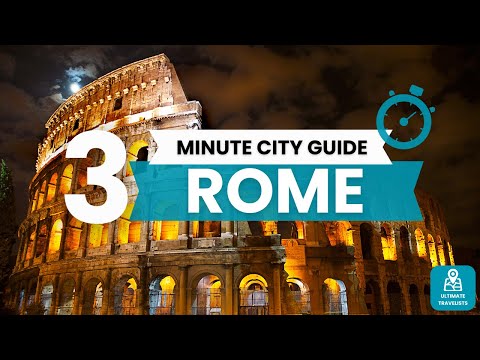 Rome Guide 2025: 3 minute Best Things Do in Rome Travel Guide