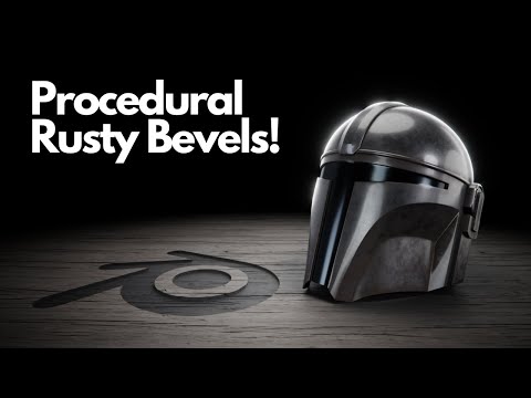 This Is The Perfect Way Of Creating A Metal Material With Rust For A Mandalorian Helmet In Blender!