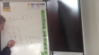 Multiplication compact long method