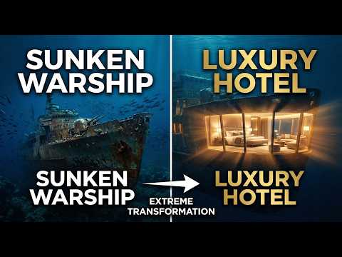 Sunken Destroyer to 5-Star Hotel: The Transformation