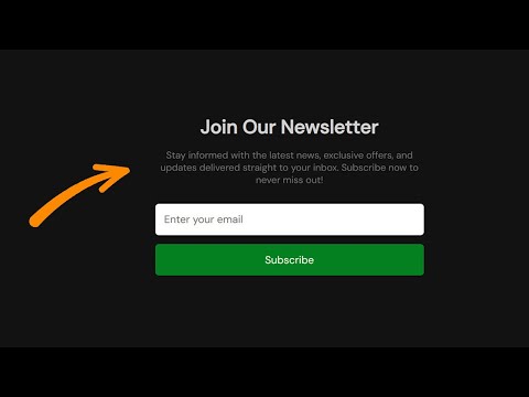 Build an Email Subscription Form with Validation and Feedback