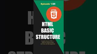 Episode 1: What is HTML? #cleancode #codeshorts #devshorts #html5  #html #frontenddevelopment