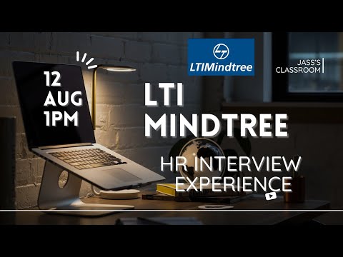 1 PM, August 12th | LTI Mindtree HR Interview Questions 📚💼 | Jass's Classroom