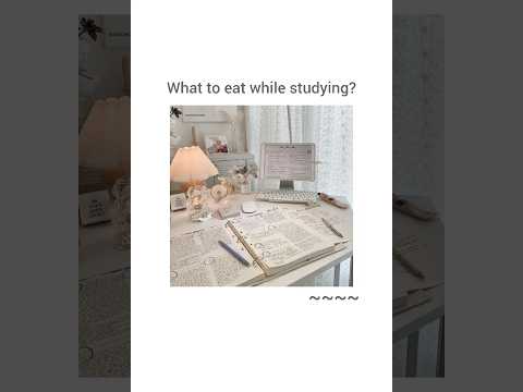[REQUESTED VIDEO]What to eat while studying?? #eating #study
