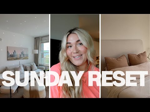 sunday reset vlog 🧼✨🛁 apartment cleaning + weekly  refresh
