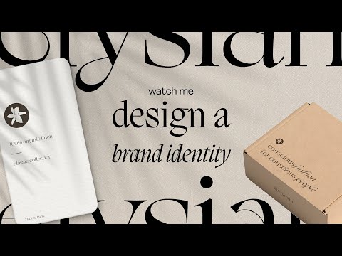 Desain Brand Identity dari nol untuk brand fashion yuk! | Design with Me | Studio Aetherius