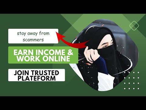 Work online and earn income while avoiding scammers