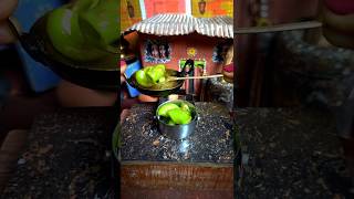 Mini Tiffin Box 🥘Packing in Mini kitchen #miniaturefood #minikitchen #miniaturecooking #shorts