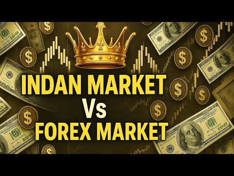 Indian  market vs forex market# forex trading #which market is best