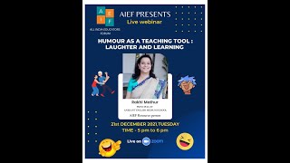 Humour as a Teaching Tool : Laughter and Learning by Rakhi Mathur
