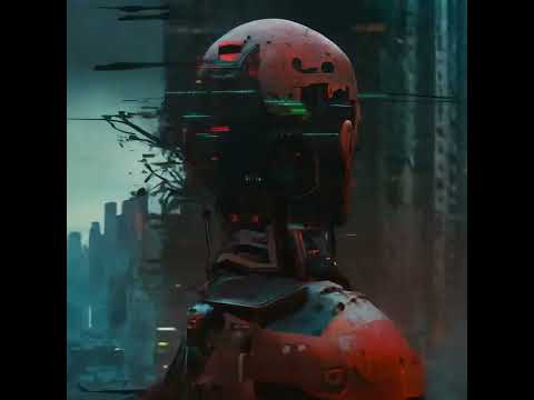Beksinski Cyberpunk Metamorphosis | Dark Abstract Art in Motion