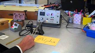 Alpha Source with a aluminium absorber