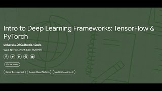 Intro to Deep Learning Frameworks: TensorFlow & PyTorch