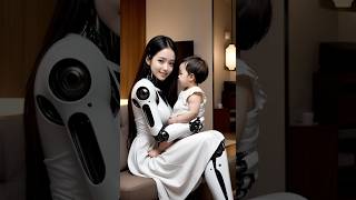 Future of AI: A Robot Girl’s Gentle Touch 🤖💖 Blending AI and Humanity in One Frame #robot #robots