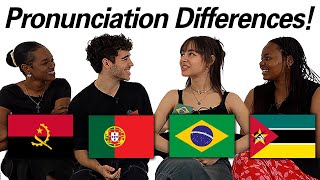 Word Differences Between 4 Portugusese Speaking Countries!! Brazilian Portuguese is So UNIQUE!!