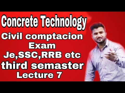 Concreat techanology civil second year third semaster