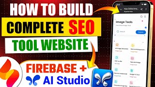 How to Build a Complete SEO Tools Website 🚀 Firebase + Google AI Studio (Step-by-Step)