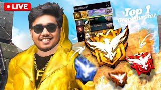 New Season Br Rank Push To Grandmaster Top 1 🤩 In V Badge & Hackers Lobby ! | Garena - #FreeFire