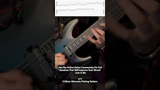 Shred Licks That Will Improve Your Alternate Picking! #shred #practice #routine #shorts #guitar