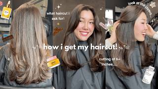 what I ask for at the hair salon! my go-to haircut & haircare secrets! ⋆౨ৎ˚⟡˖ ࣪  (my sister too!!)