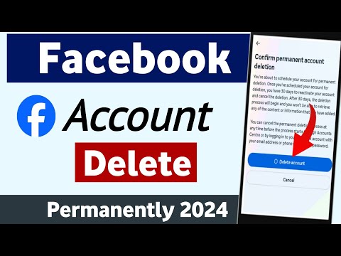 how to delete facebook account | fb id delete 2024 | delete fb account permanently