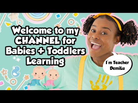 Baby Learning and Toddler Learning with Teacher DemiLu (Songs for Little Toddlers)