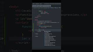 JavaScript functions can be used in expressions #function #expression #javascript #shorts