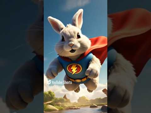 A super rabbit rescued the little cute girl from river fall #rabbit #cute #girl #rescue #riverfalls