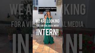 Email your resume to agency@laurelcreative.net ✨ #socialmediaintern #socialmediainternship