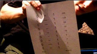 Make a Paper Binary Calculator