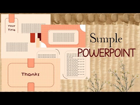 Simple Powerpoint // Indonesia🦋 #22