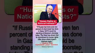 Putin’s Explosive Claim: “Would the West React Differently If Russia Did This?”