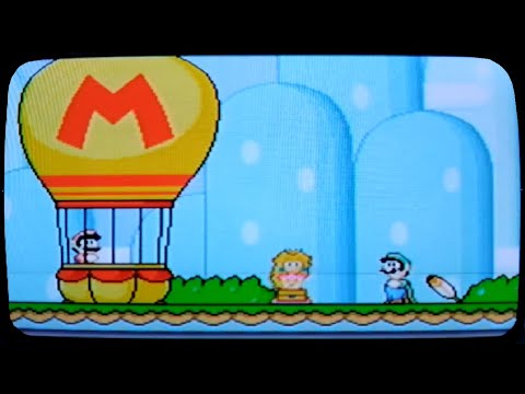 Super Mario World officially captured on a CRT and Nintendo GameCube Gameboy Player