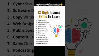 12 High Income Skills To Learn #skilldevelopment #skills #motivation #coding #support #powerful