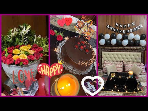 Anniversary decore at home | surprise for Husband