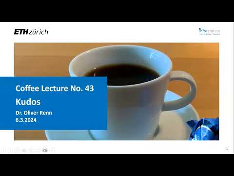 Kudos (Coffee Lecture no. 43)