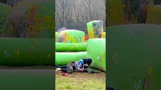 My MASK Flew OFF... #paintball #paintballer  #paintballing