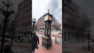 Gaston's Steam Clock Sounds: A Musical Journey in Vancouver! 🕰️🎶#shorts @VividVancouver