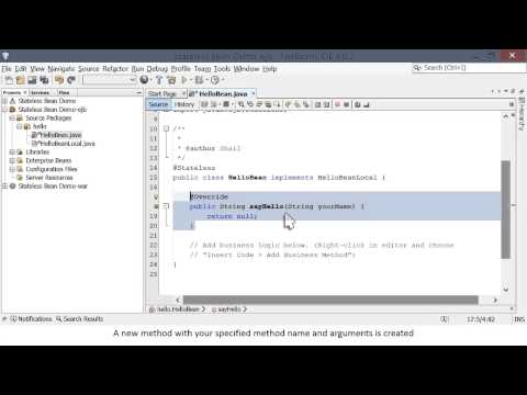 Stateless Session Bean | Distributed Systems