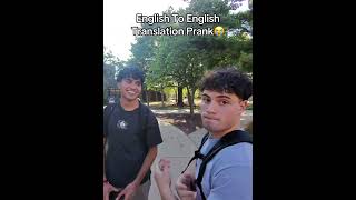unnecessary translator prank😂 #chriswilldoit #mp3mat #shorts #funny #pranks #harmlessprank #troll