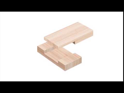 Wood Joinery - Cross Lap Joint