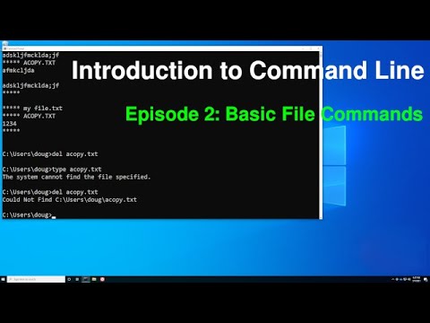 Introduction to Command Line II: Basic File Commands