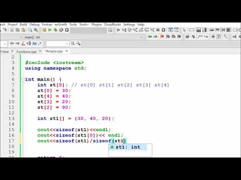 Array Basics (Declaration and Initialization) | Single Dimension | For Loop | C++