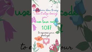 Love Codes #whatsapplovestatus #lovecode #shorts