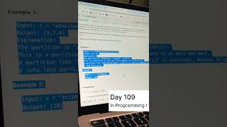 Day 109: Solving LeetCode Problem #763 #problemsolving #programming #java #leetcode #200daysofcode