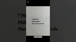 7 Japanese Philosophies That Will Change Your Life | #driven_mindset #anime_rift #mindsetmastery